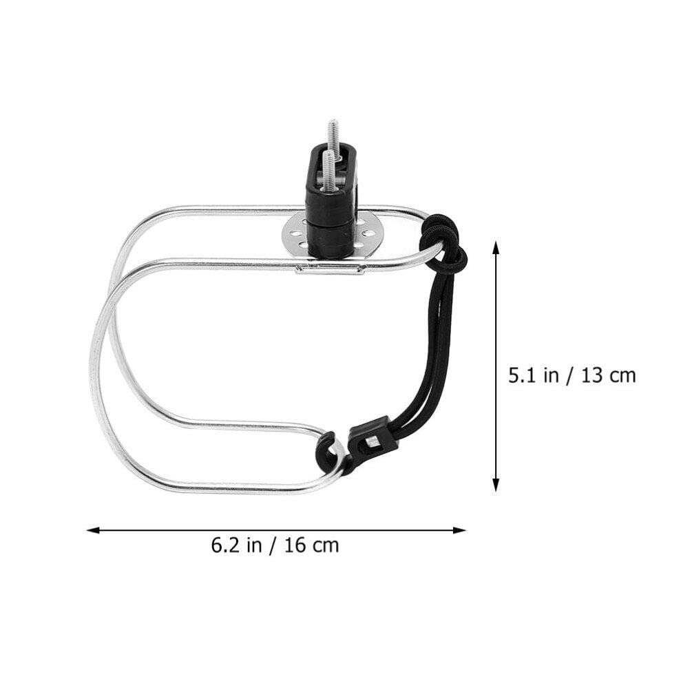 Stainless Steel Lifebuoy Holder Bracket - Heavy Duty Boat & Yacht Life Ring Mount for Marine Safety - Perfect for Deck, Dock, and Watercraft Emergency Use