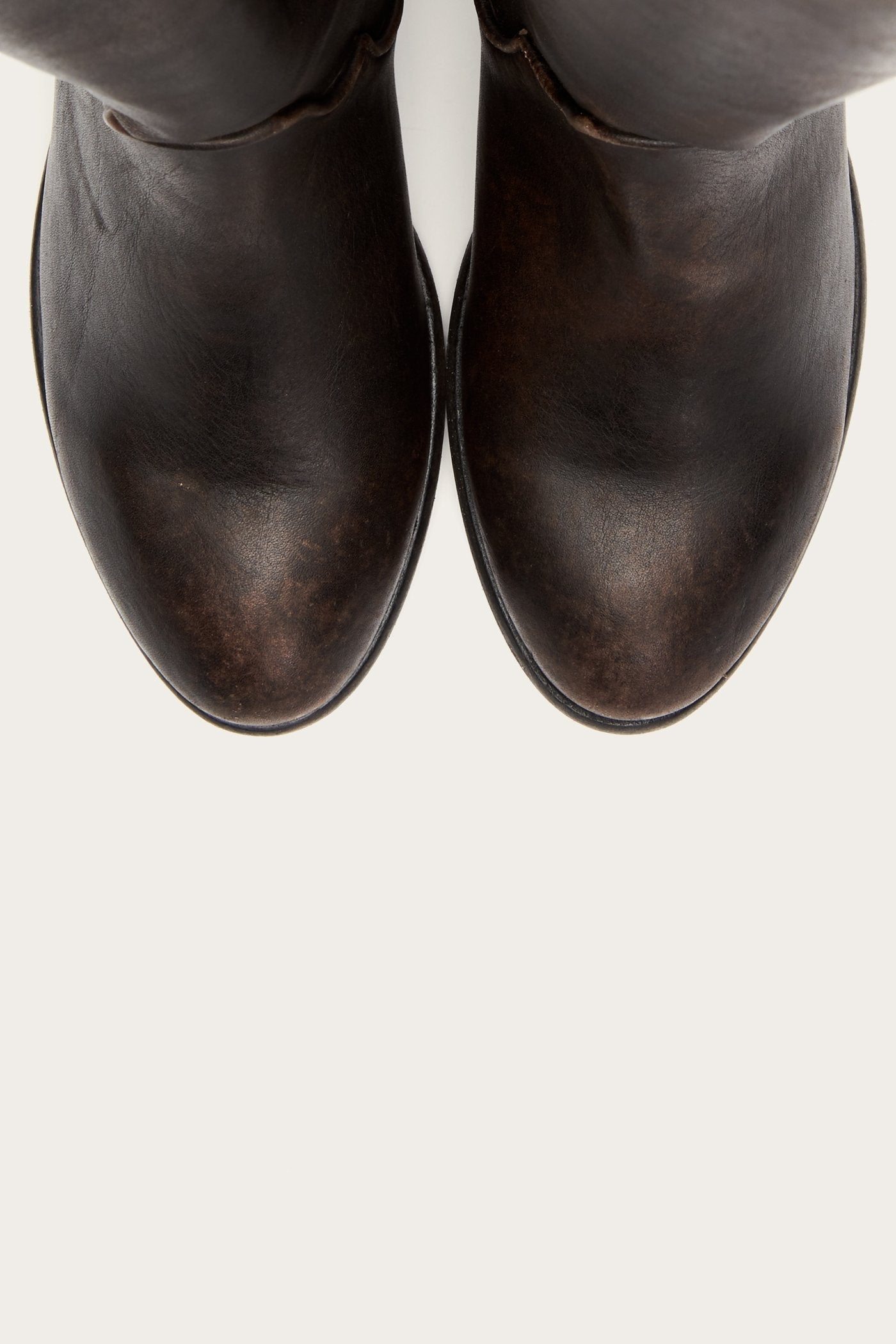 Vintage Carson Piping Tall Boots - Pre-Owned Leather Ankle Boots for Women | Perfect for Fall Fashion, Casual Outfits & Everyday Wear