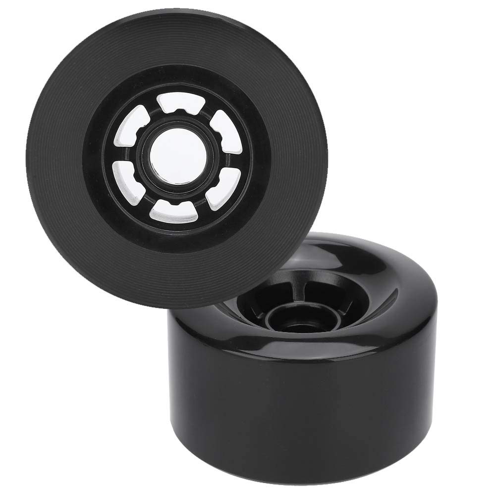 Keenso Pro 90mm 80A PU Shockproof Skateboard Wheels with Bearings - Durable Longboard & Electric Scooter Tires for Smooth Riding | Perfect for Commuting, Cruising & Street Performance