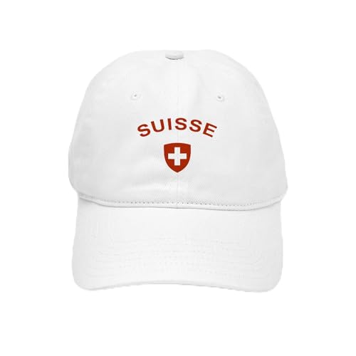 White - Switzerland Suisse Cap