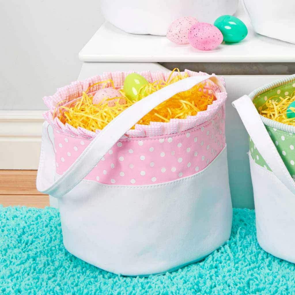 Soft & Light Easter Basket for Baby Girls - Unpersonalized Baby Pink | Perfect for Easter Gifts, Baby Showers & Spring Decorations