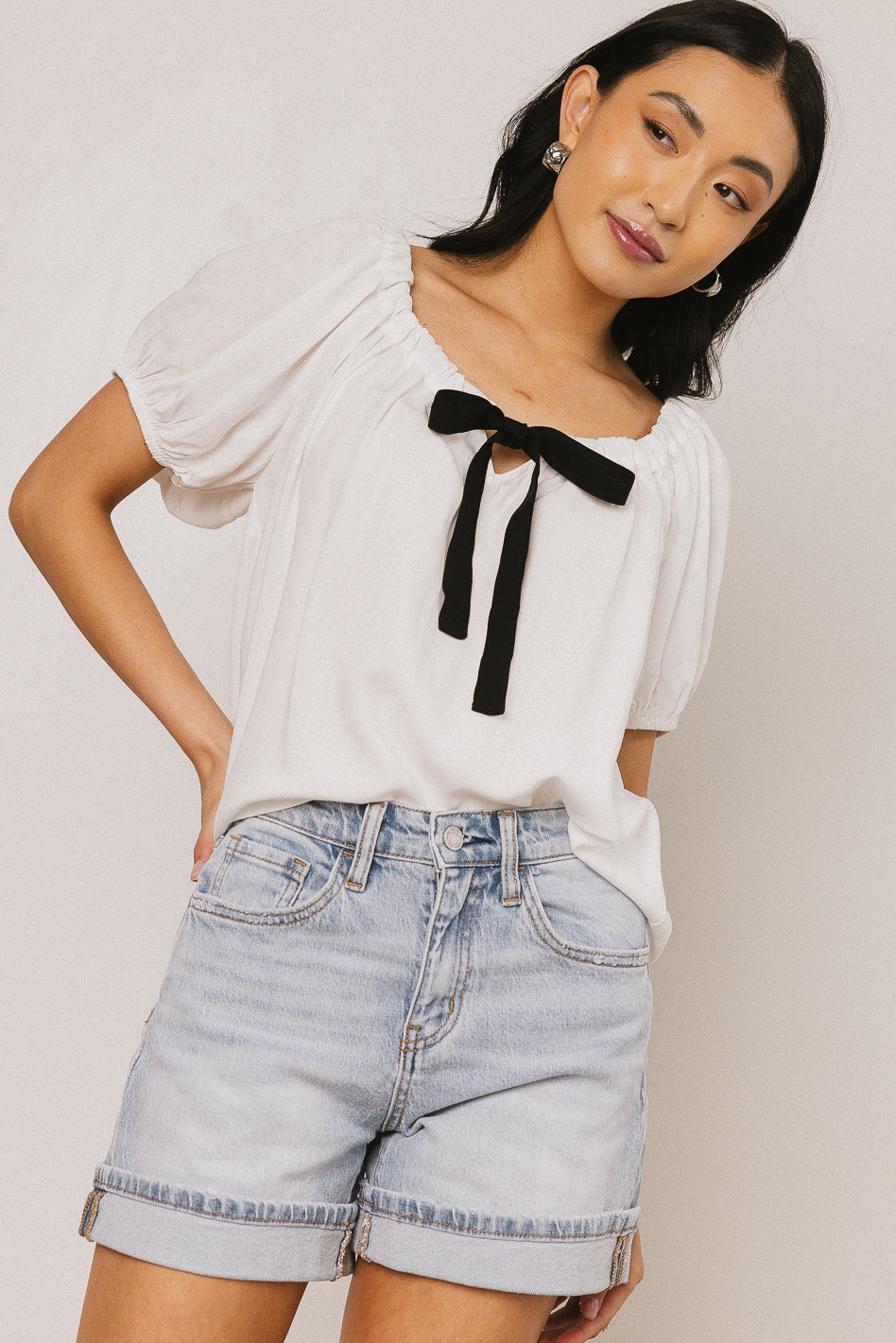 Alani Sheer Blouse Women's Fashion Top - Elegant & Breathable for Office, Party & Summer Outfits