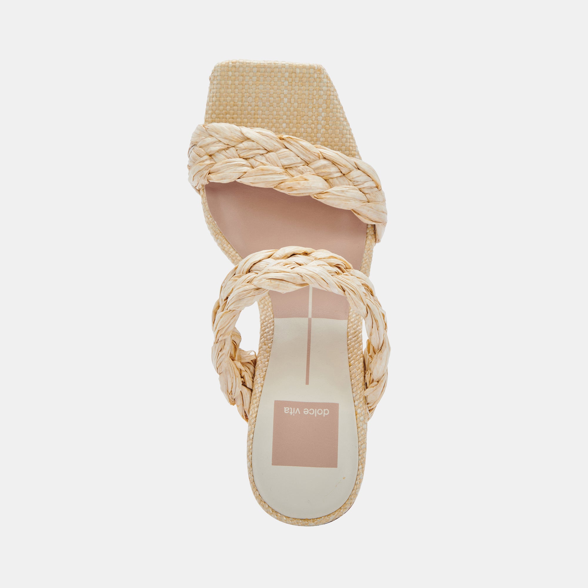 PAILY RAFFIA HEELS VANILLA RAFFIA - Women's Summer Wedge Sandals with Adjustable Ankle Strap for Beach, Vacation and Outdoor Events