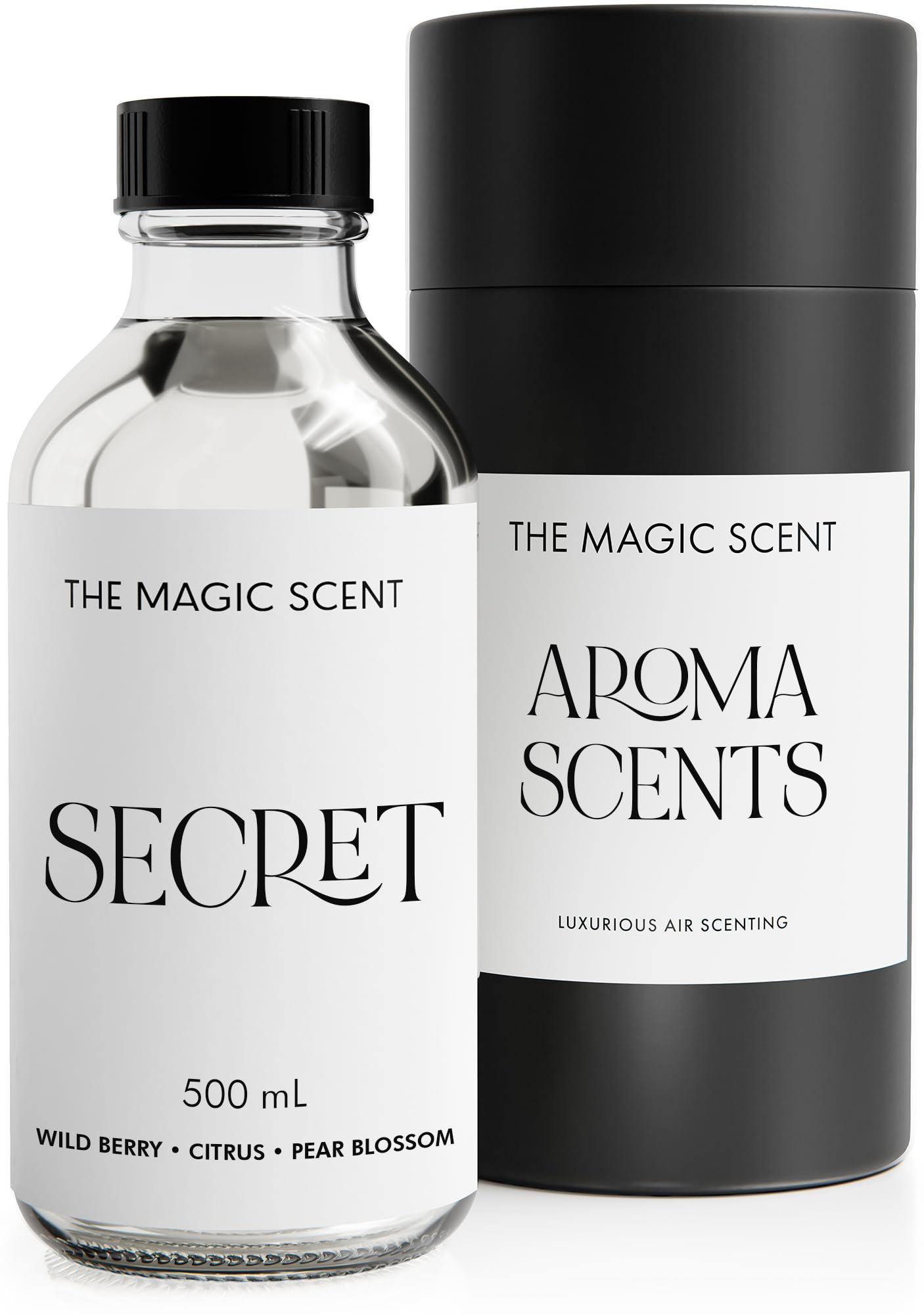 Premium Essential Oils for Diffusers - 500ml Aromatherapy Oil for HVAC, Cold-Air & Ultrasonic Diffusers - Relaxing Rose & Jasmine Scent - Perfect for Home Spa, Yoga, Meditation & Stress Relief