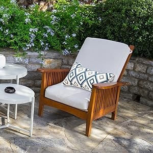 JMGBird Waterproof Outdoor Pillows Set of 2 - 12×20 Inch Lumbar Cushions with Inserts for Patio Furniture, Garden Chairs, Poolside Lounging & Backyard Decor