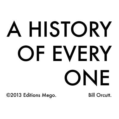 Bill Orcutt - A History Of Every One LP (Editions Mego EMEGO 173LP) - Limited Edition Vinyl Record for Music Collectors & Audiophiles - Perfect for Jazz, Experimental & Avant-Garde Music Lovers