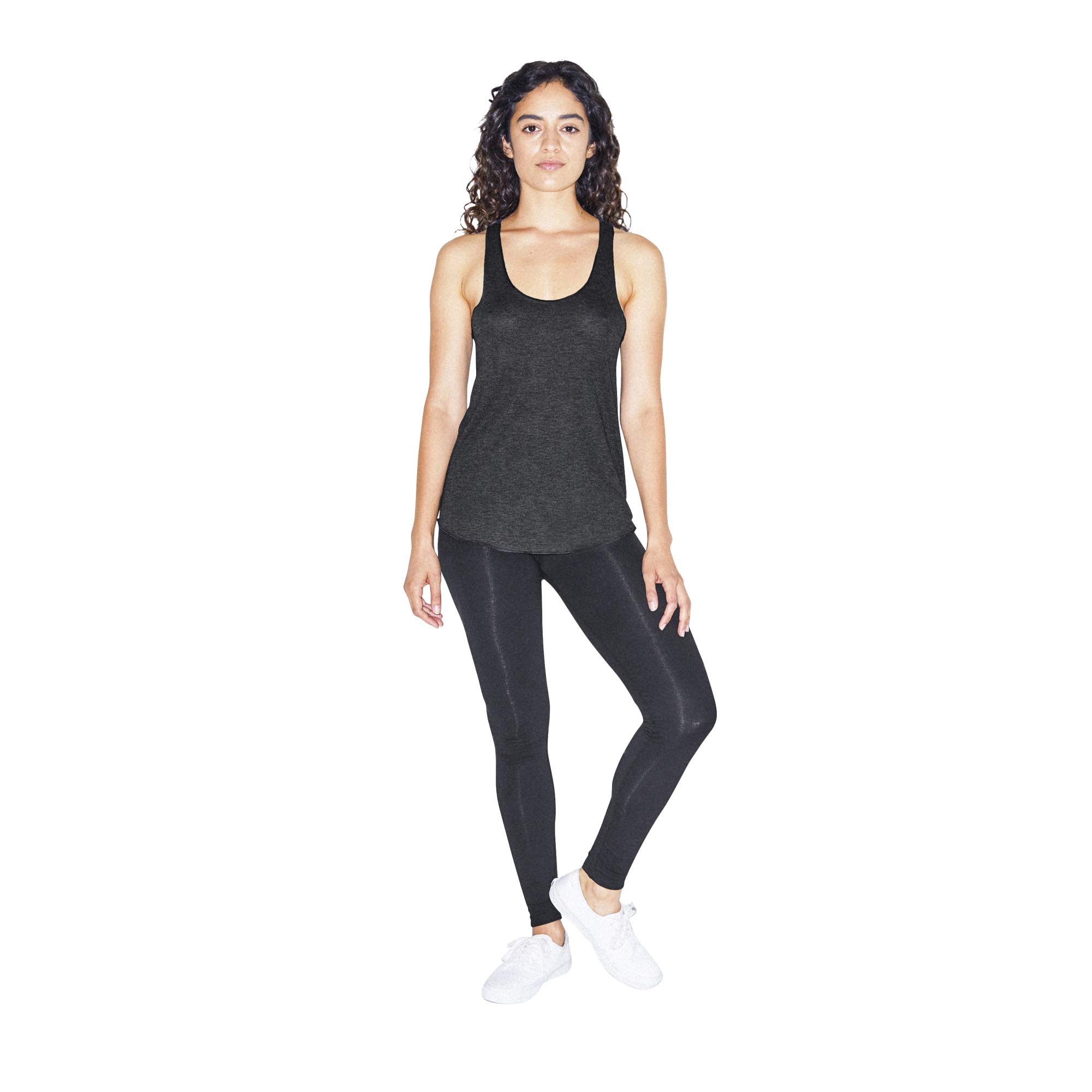 American Apparel Women's Tri-Blend Sleeveless Racerback Tank Top - Soft Breathable Workout Shirt for Yoga, Running & Gym