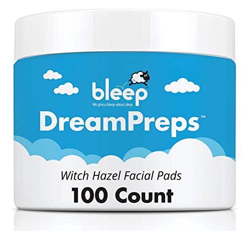 Bleep Dreampreps Witch Hazel Cloth Wipes (100 Count) - Soothing & Cleansing Facial Wipes for Skin Care, Pre & Post Procedure Preparation, Made in USA | Perfect for Tattoo Aftercare, Piercing Care & Sensitive Skin Maintenance