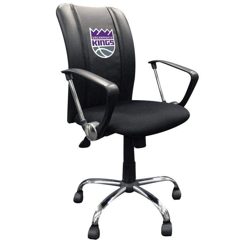 NBA Team Logo Dreamseat Curve Ergonomic Office Chair - Adjustable Height & Lumbar Support for Home, Gaming & Workspace Comfort