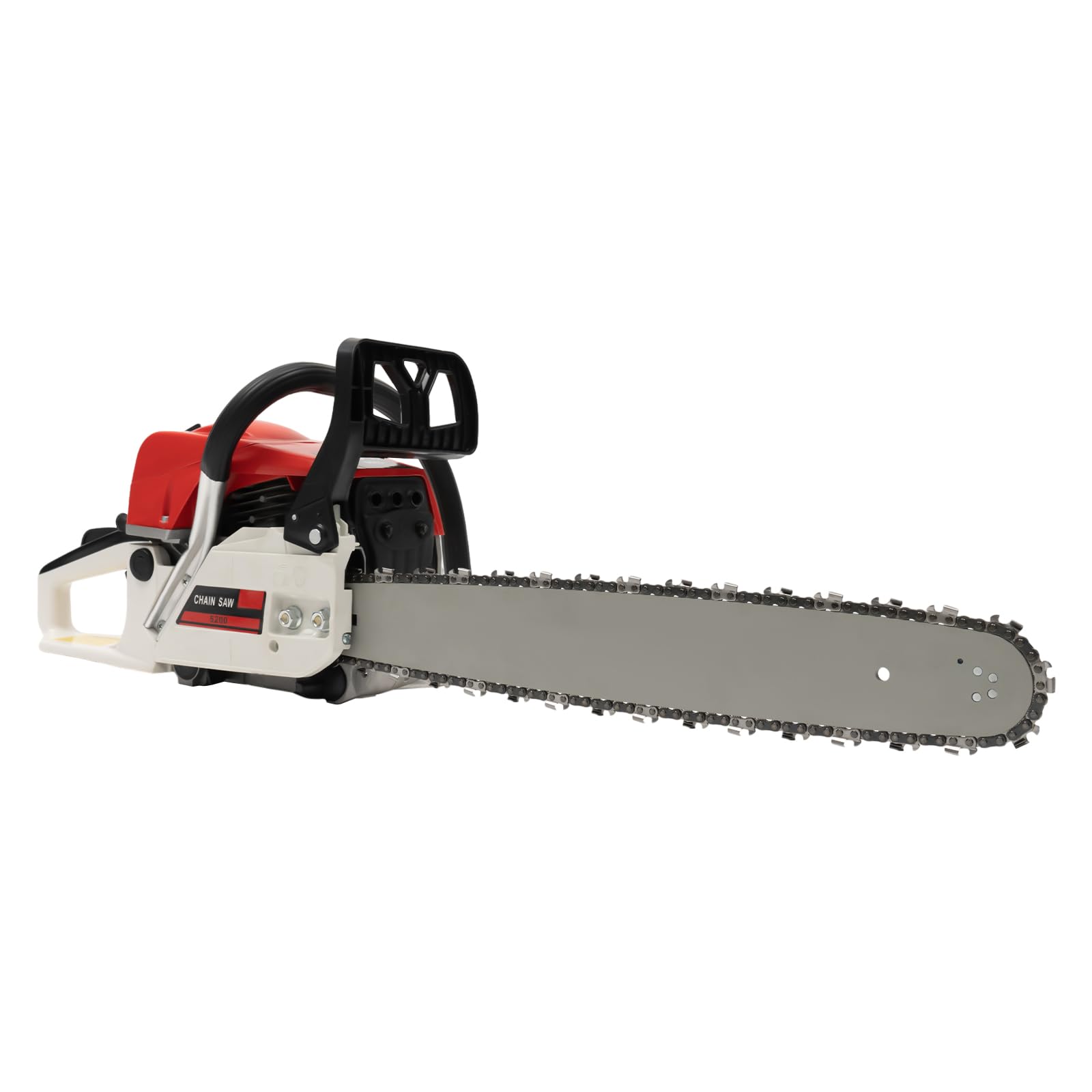 20 Inch 52CC Cordless Gas Chainsaw - Commercial Grade Gasoline Chainsaw for Wood Cutting, Tree Trimming & Logging - Handheld Petrol Chain Saw for Farm, Ranch, Garden & Forestry Use - Perfect for Landscaping, Firewood Preparation & Storm Cleanup