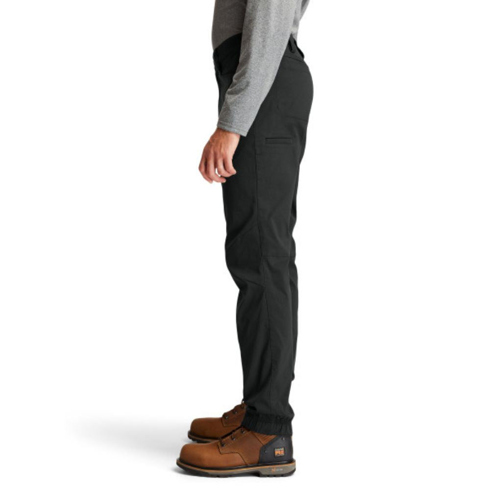 Timberland PRO Tempe Jogger Men's Athletic Work Pants - Comfortable & Durable Black Workwear for Construction, Landscaping & Outdoor Activities