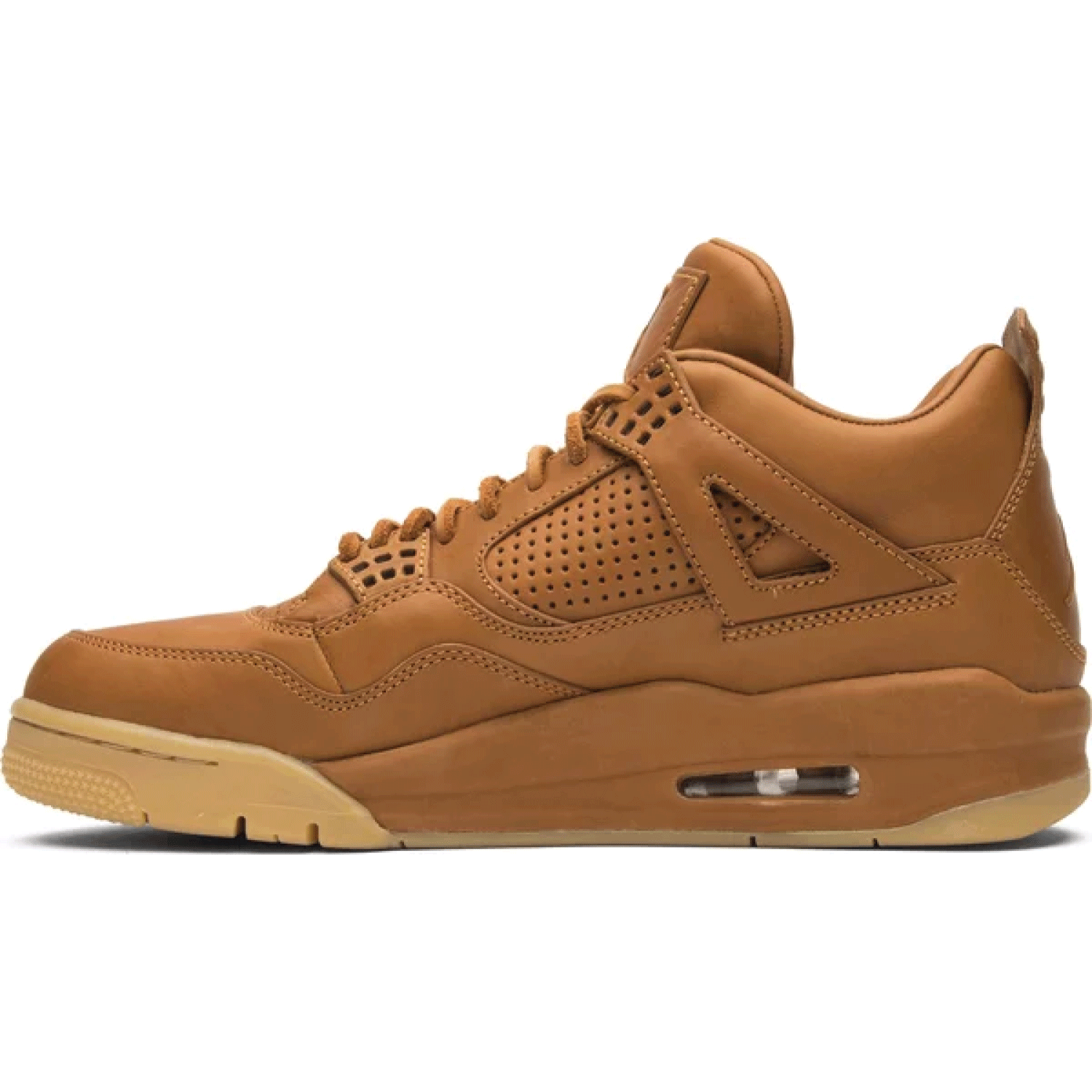 Air Jordan 4 Retro Premium 'Wheat' Men's Basketball Shoes - Stylish Sneakers for Casual Wear & Street Fashion