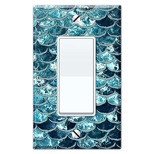 Mermaid Scales Blue Wave