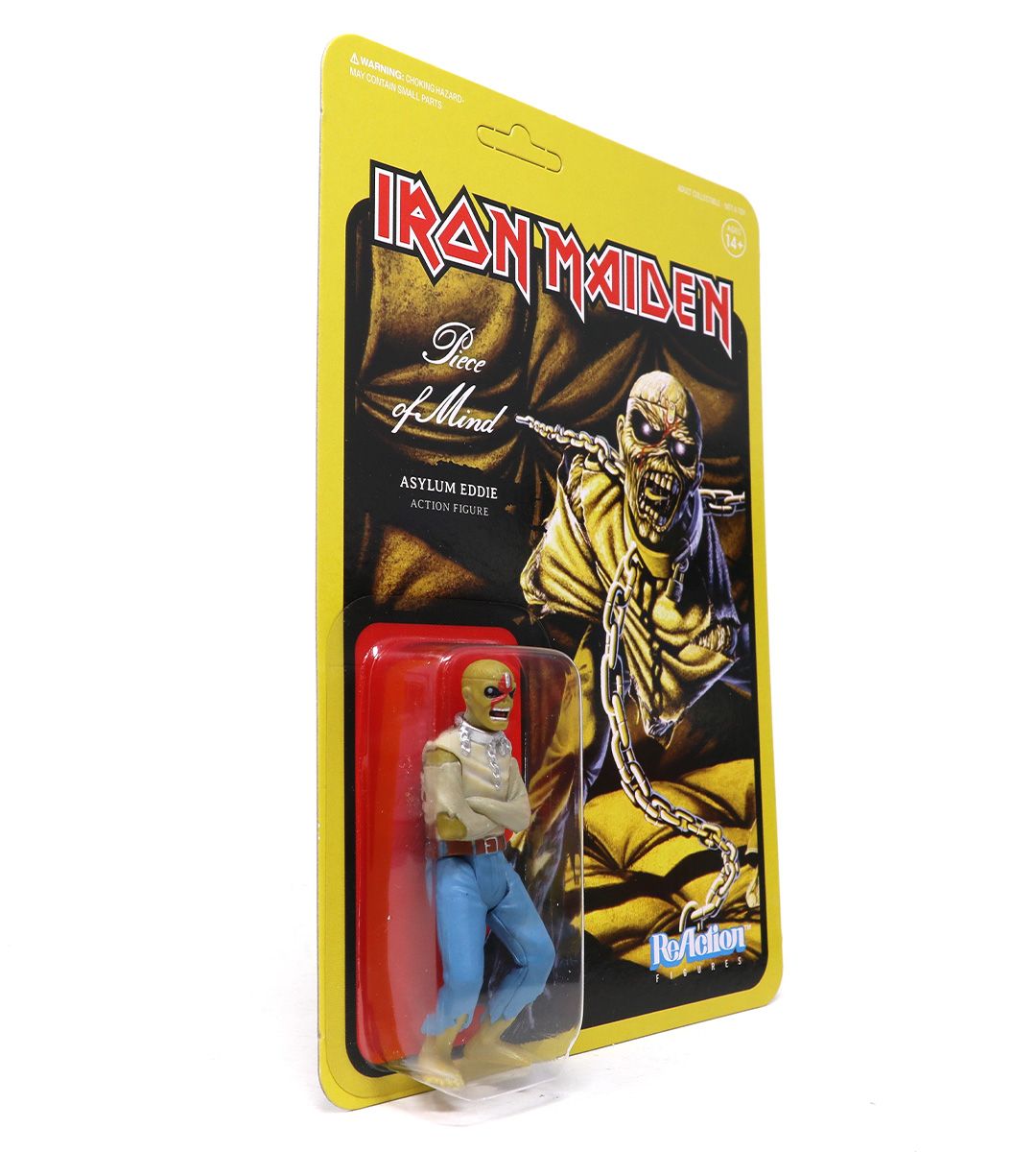 Iron Maiden Wave 2 Asylum Eddie ReAction Figure - Collectible Music Merchandise for Fans & Home Display