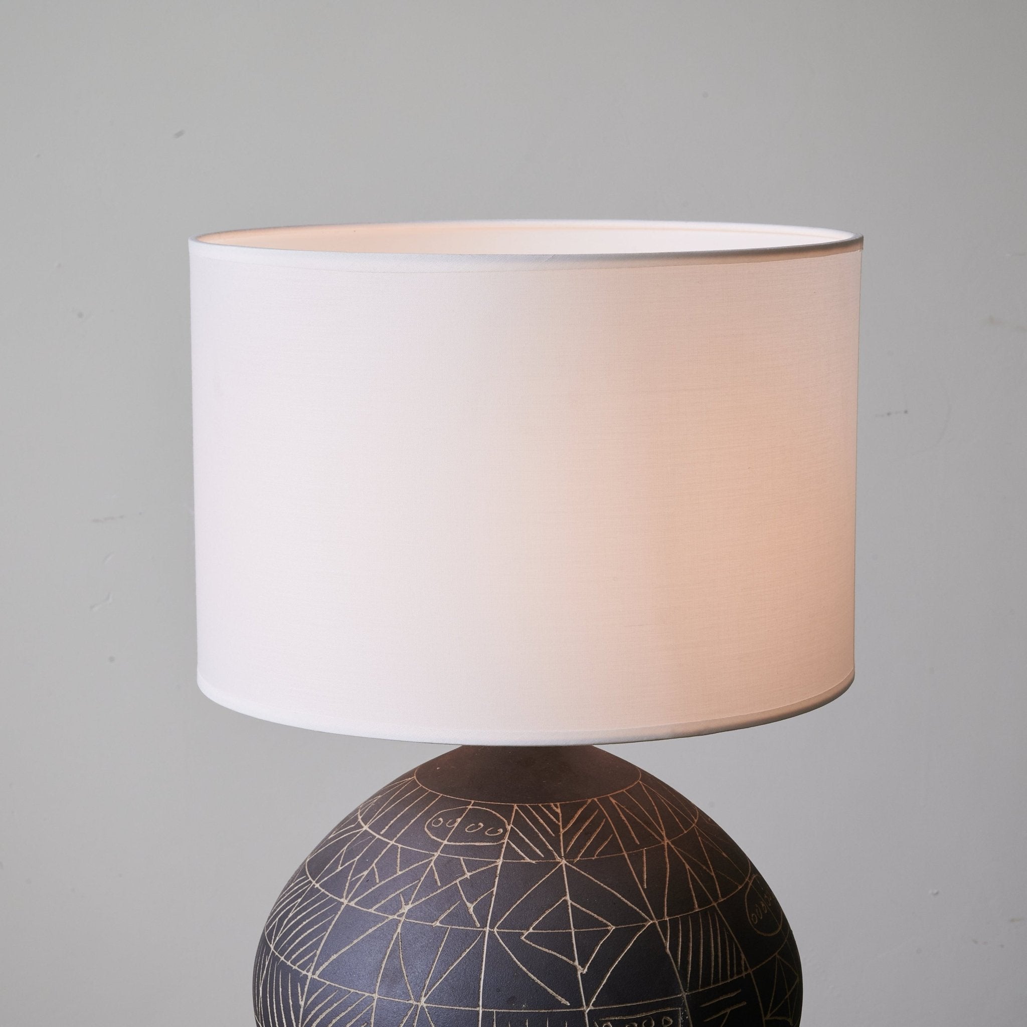 Lunari Etch Table Lamp - Modern LED Nightstand Light with Touch Control, Dimmable Bedside Lamp for Bedroom, Living Room, Office & Nursery Decor