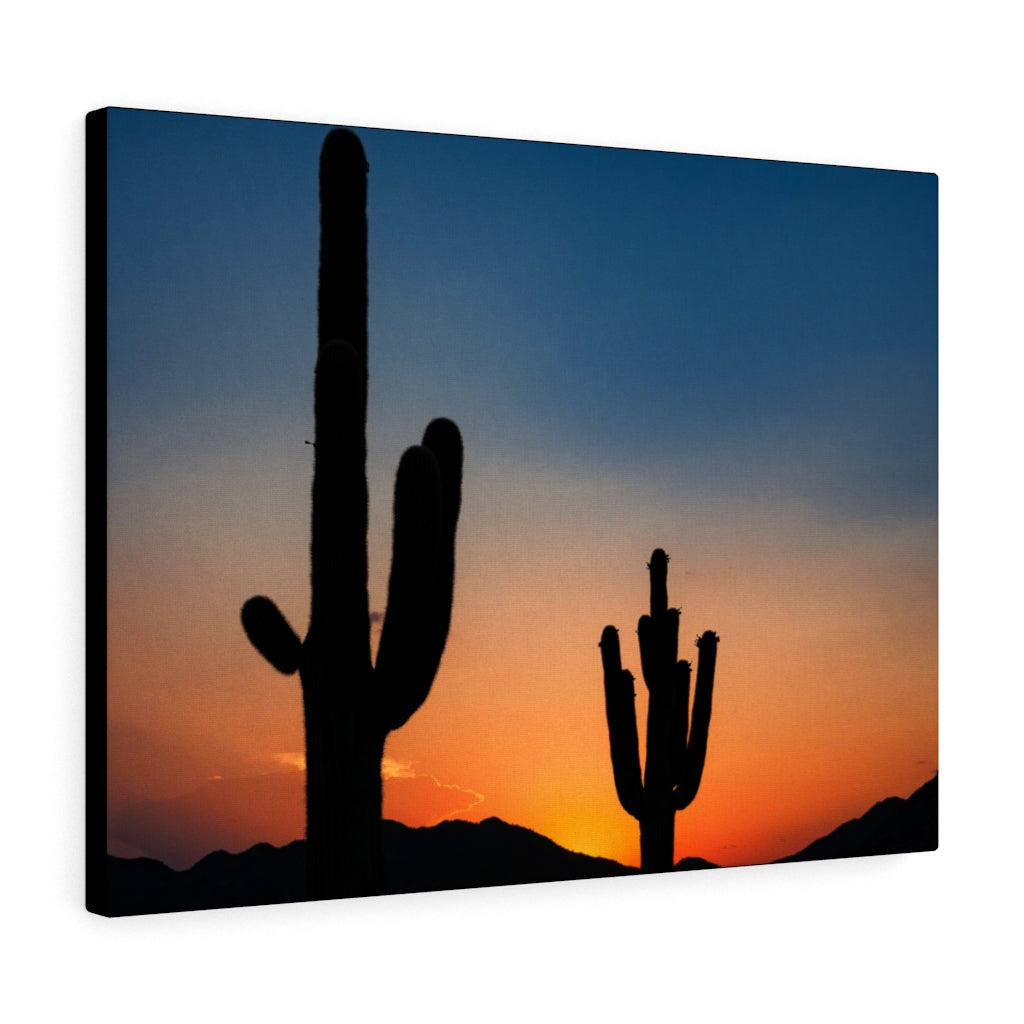 Desert Landscape Canvas Wall Art - Modern Home Decor for Living Room & Bedroom - Midwest Inspired Scenic Print