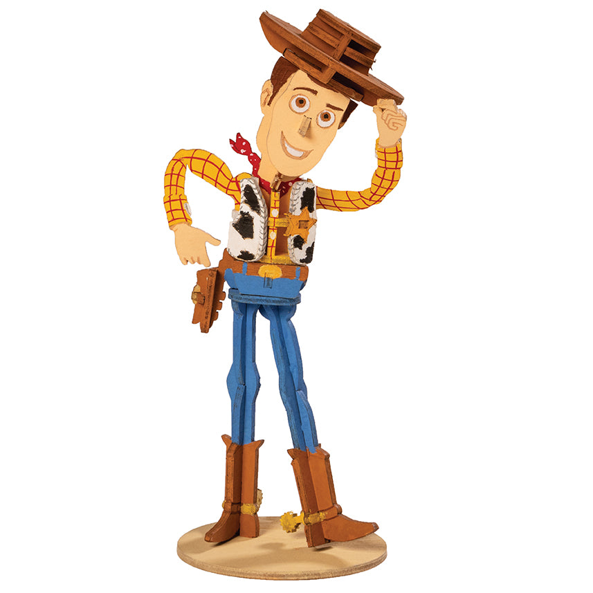 IncrediBuilds: Toy Story Woody Book and 3D Wood Model Kit - DIY Wooden Puzzle for Kids, Perfect for Creative Play and Disney Toy Story Fans Collection