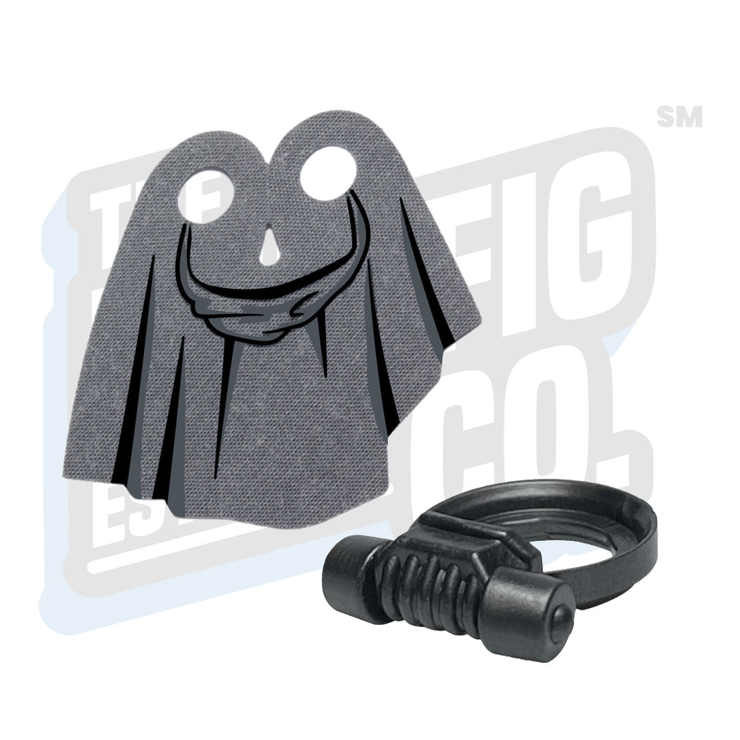 Star Wars Mudtrooper Respirator & Cape Pack - Authentic Costume Accessories for Cosplay, Halloween, and Collectors | Perfect for Themed Parties and Fan Events