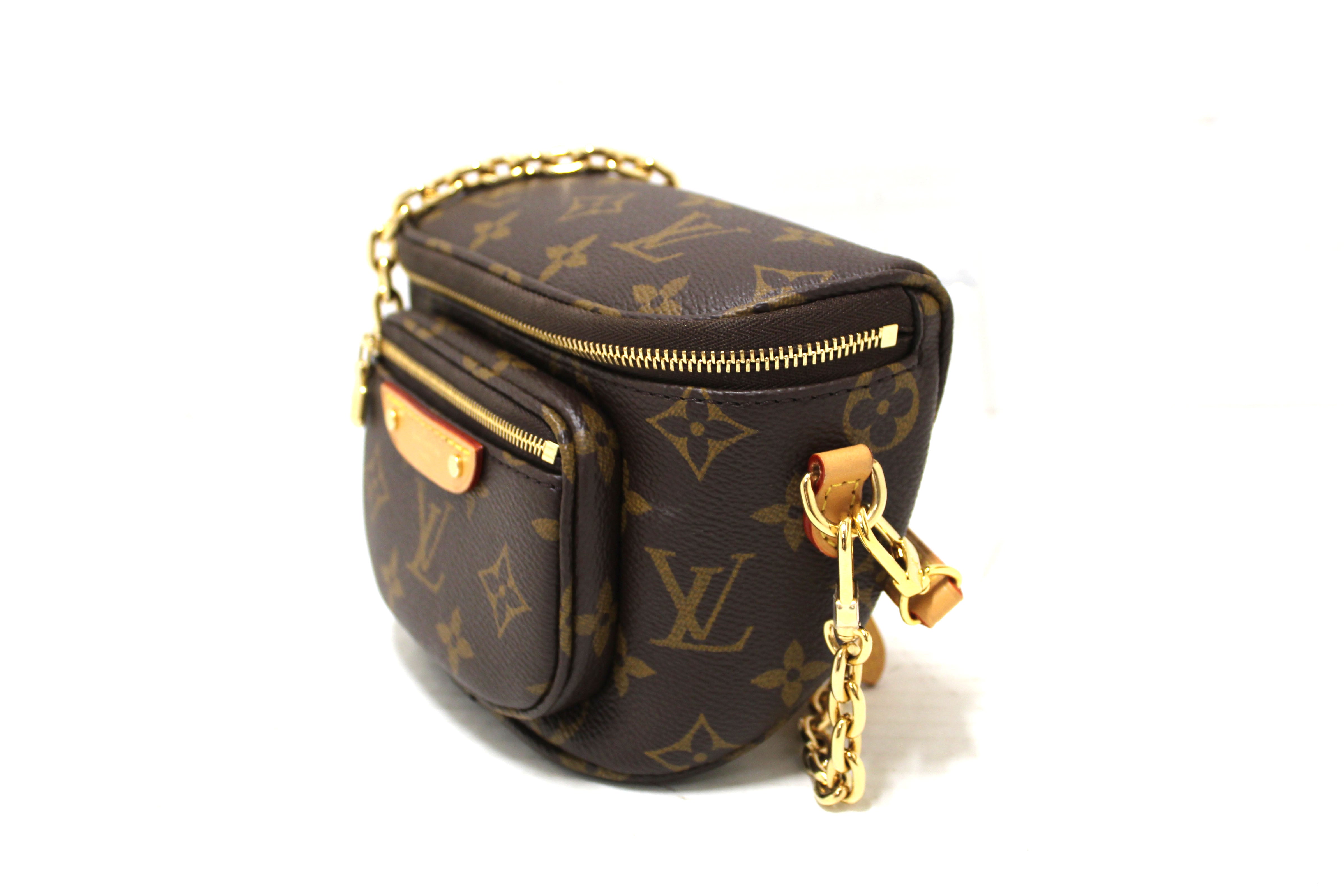 Authentic Louis Vuitton Monogram Mini Bumbag Waist Bag - Luxury Crossbody Fanny Pack for Women, Travel, Concerts & Everyday Use