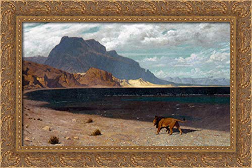 24x16 Gold Ornate Wood Framed Canvas Art - Jean Leon Gerome Painting - Classic Home Decor for Living Room, Bedroom & Office Wall