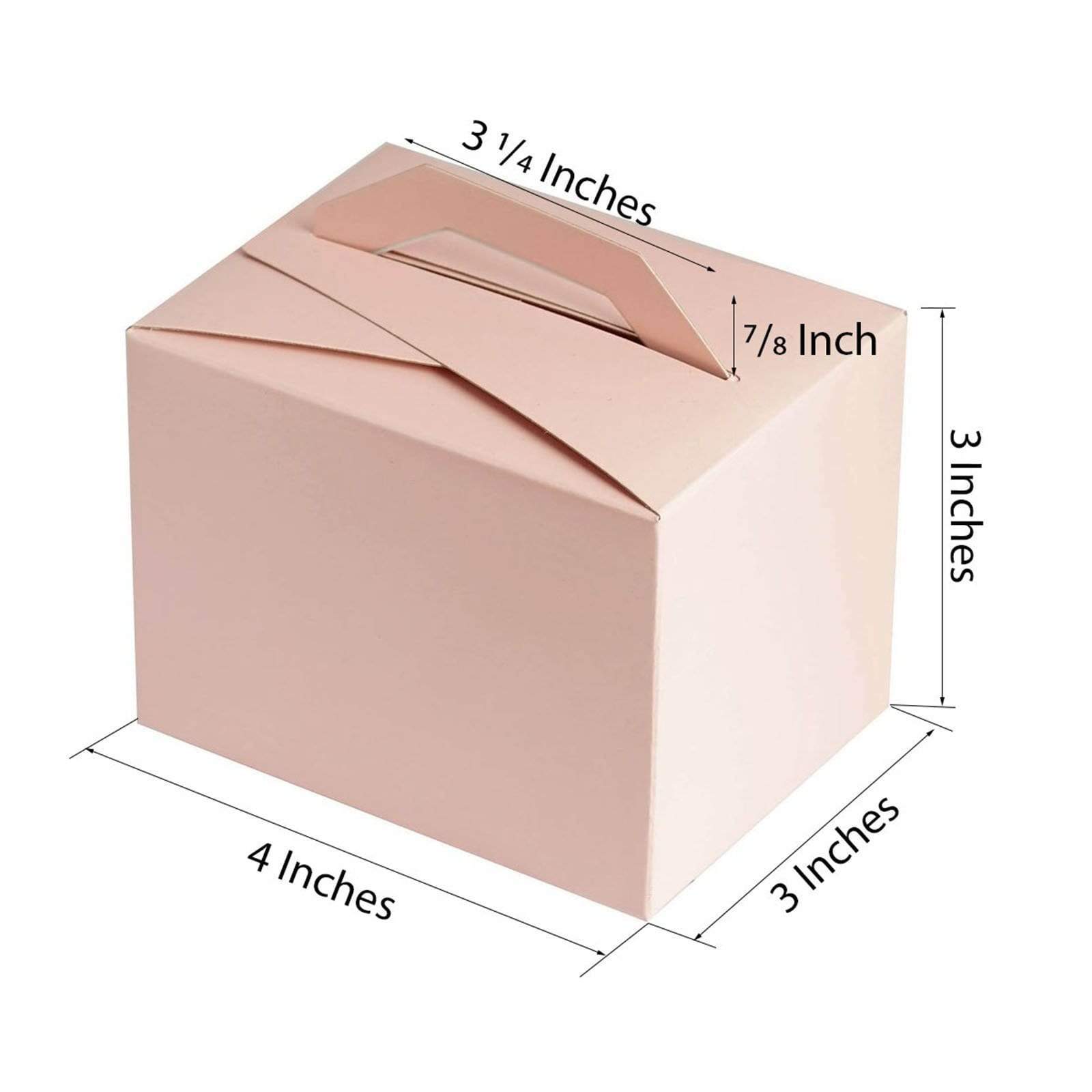 Durable Plastic Tote Boxes with Handles - Perfect for Wedding Favors, Party Gifts & Event Decorations - Bulk Pack of 10