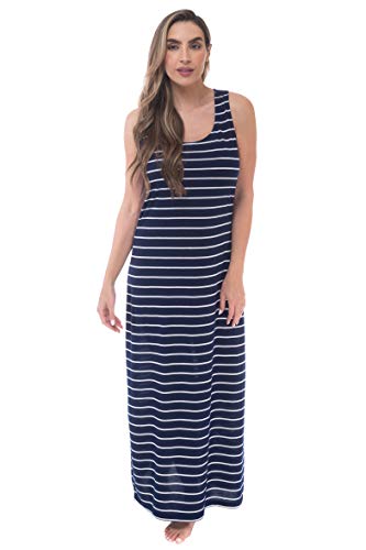 Navy White Pencil Stripe