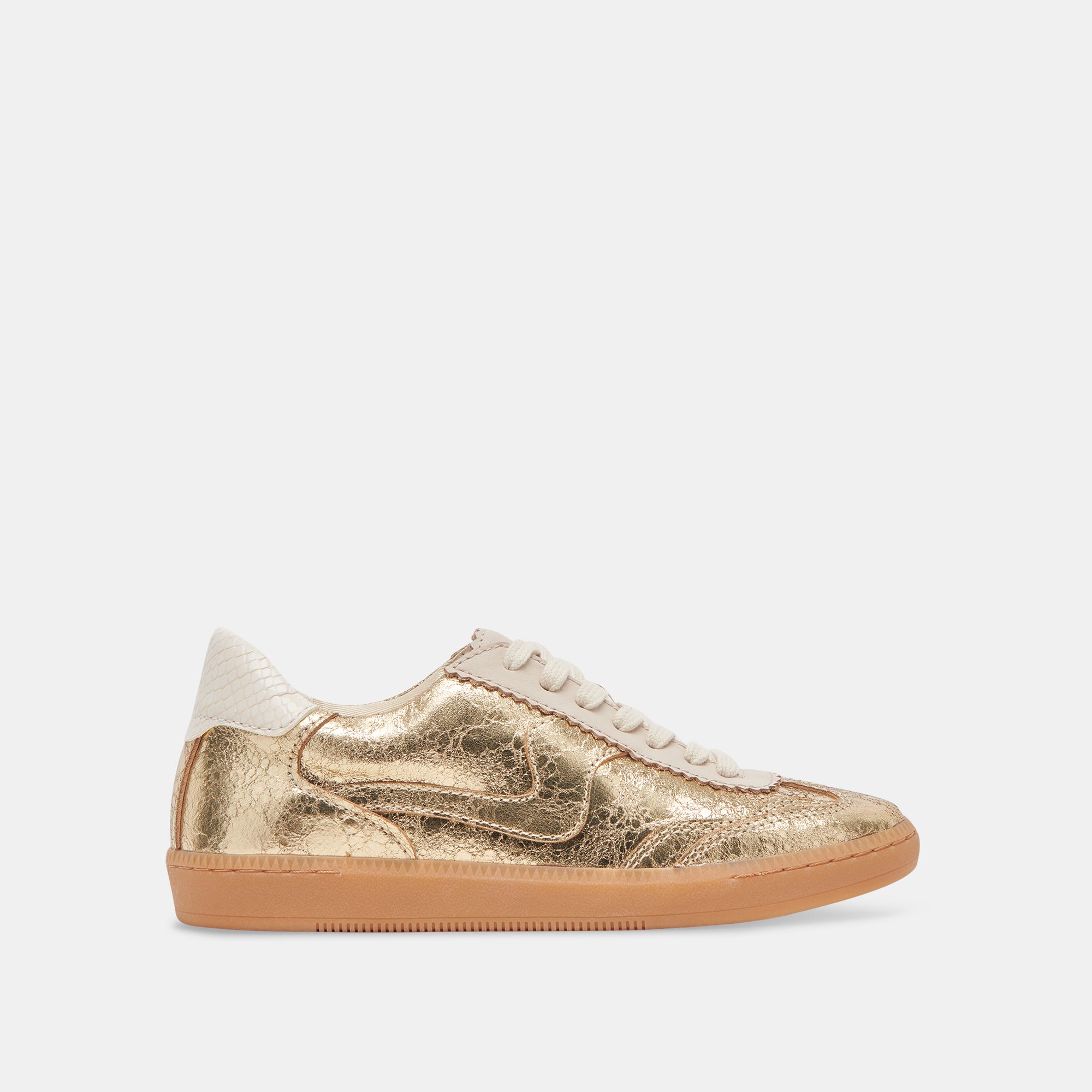 Distressed Leather Gold Notice Sneakers - Stylish Vintage-Inspired High-Top Shoes for Men & Women | Perfect for Casual Wear, Street Fashion, and Retro Outfits