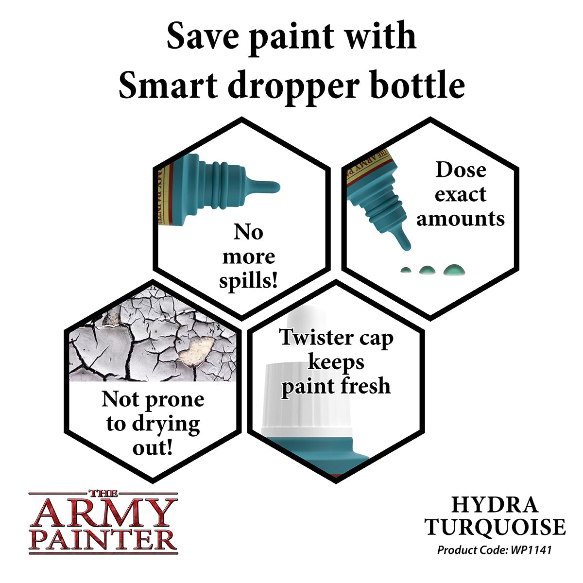 Warpaints Hydra Turquoise - High-Quality Watercolor Paint Set for Artists & Hobbyists | Perfect for Canvas, Paper & DIY Crafts