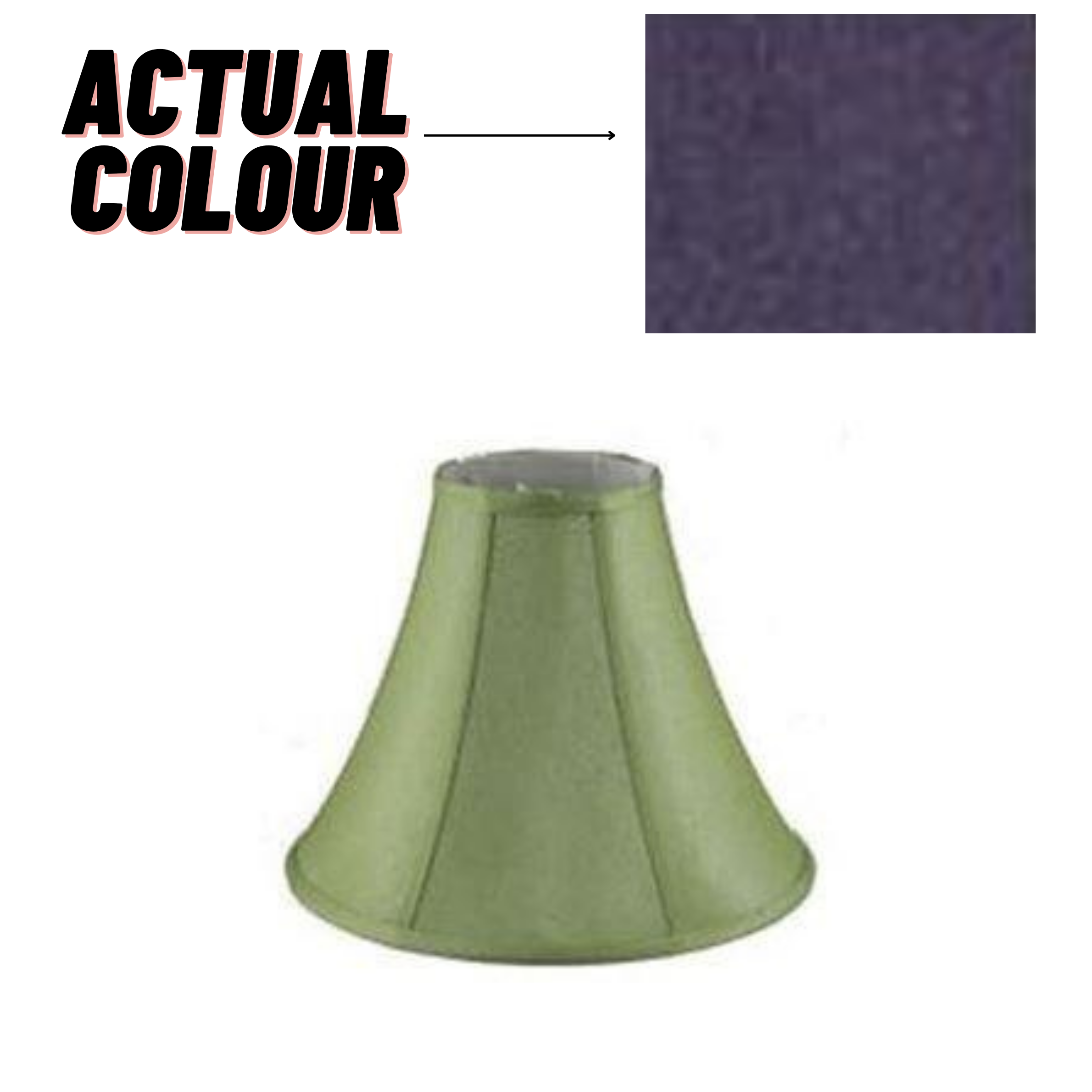 4.11.9 Waisted Lamp Shade - Grape Design for Table & Floor Lamps - Perfect for Living Room, Bedroom & Office Decor