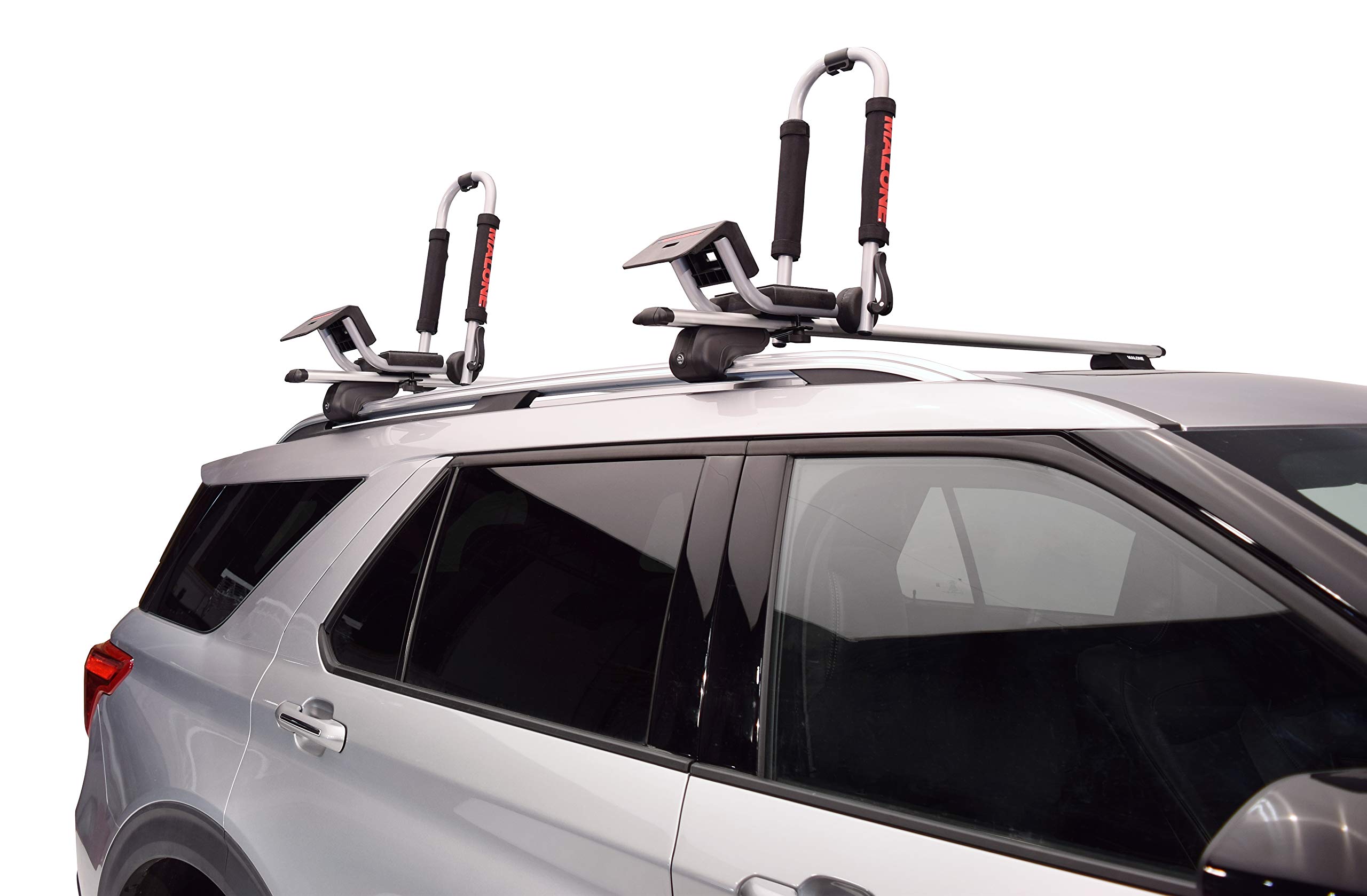 Malone Downloader 2-Pack with Speed Lines - Universal J-Style Car Roof Rack for Kayaks, Canoes & SUVs - Heavy Duty Water Sports Gear Carrier for Outdoor Adventures