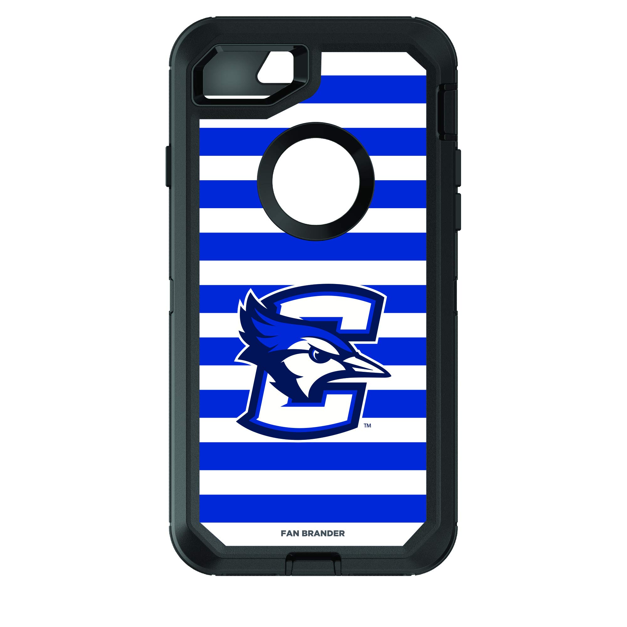 NCAA OtterBox Defender Series Phone Case with Stripes Design - Compatible with Apple iPhone - Durable Protection for Sports & Outdoor Activities