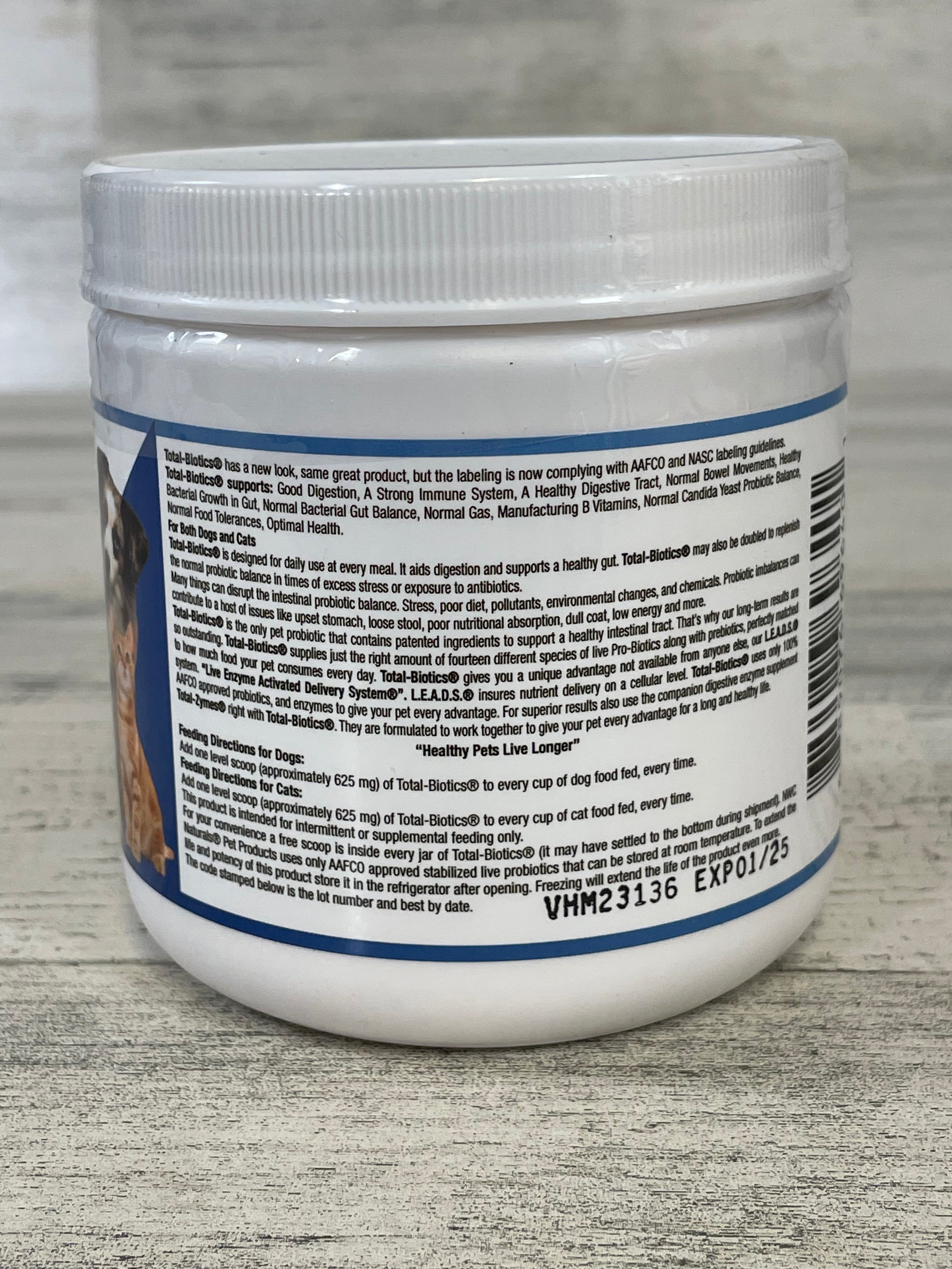 NWC Naturals Total Biotics Probiotics Powder for Digestive Health - Supports Gut Flora Balance & Immune System - Ideal for Daily Wellness & Travel