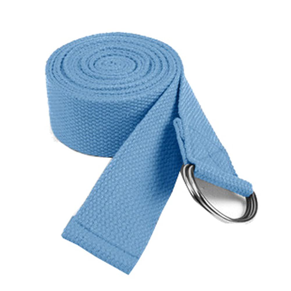 Premium Yoga Stretch Belt for Women - Adjustable D-Ring Fitness Strap for Yoga, Pilates, Gym & Home Workouts - Ideal for Waist, Leg & Resistance Training