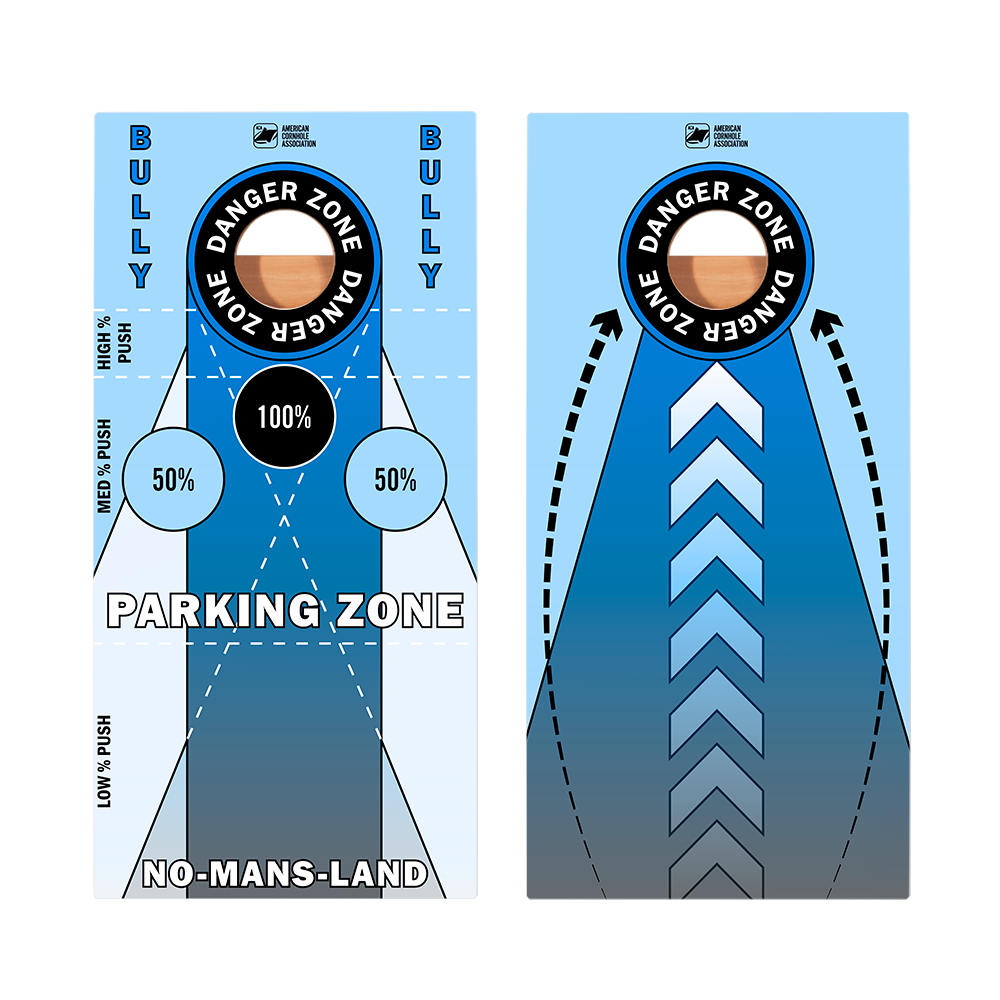 Premium Blue Cornhole Boards Set for Outdoor Games - Perfect for Backyard BBQs, Tailgating, and Family Fun