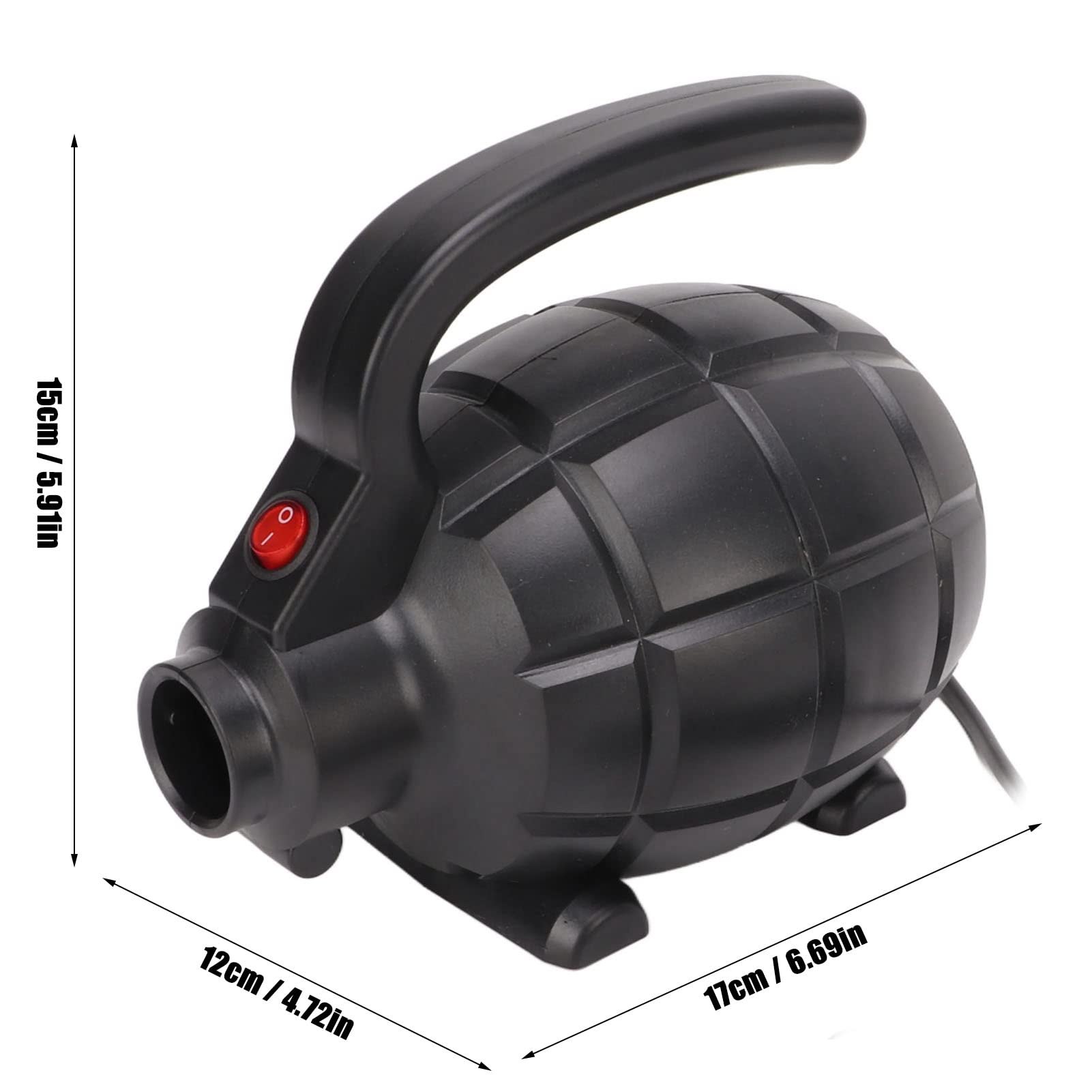 SH 302 Electric Air Pump - High Pressure ABS PC Quick Fill Inflation Pump for Air Beds, Mattresses, Pools, Boats & Rafts - Perfect for Camping, Travel, Home Use & Emergency Inflation