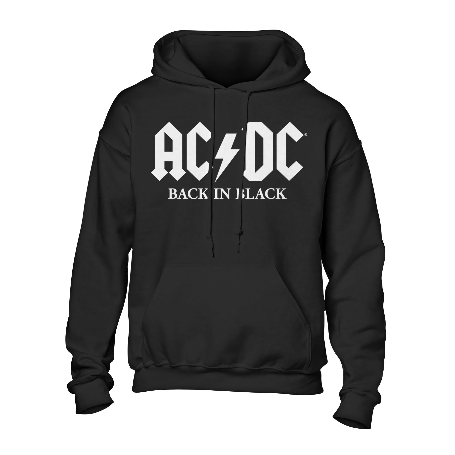 AC/DC Hoodie for Men - 3XL Size Black Band Merch - Perfect for Concerts, Gifts & Casual Wear