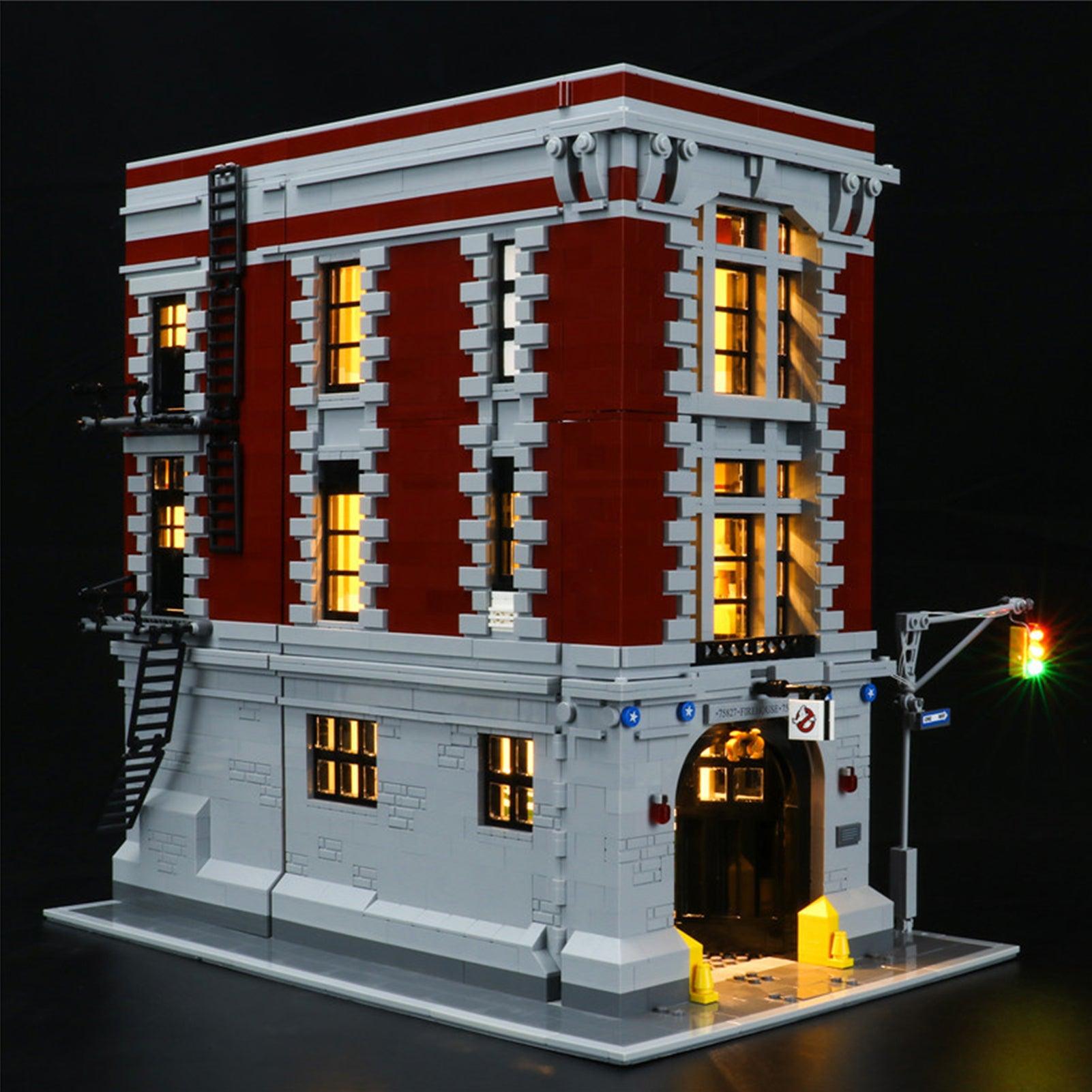 Best Light Kit for LEGO Ghostbusters Firehouse Headquarters 75827 - DIY Lighting Set for Enhanced Display & Nighttime Illumination