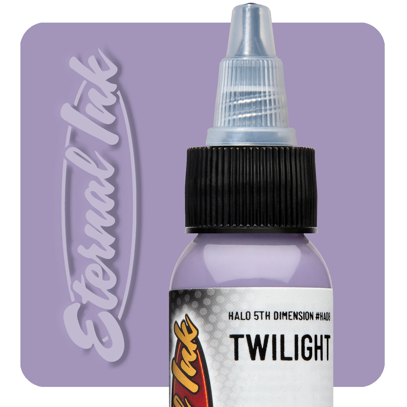 Eternal Halo Twilight Ink 1oz - Premium Tattoo Ink for Professional Artists - Perfect for Realism, Black & Grey Tattoos