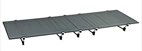 XinQt Portable Foldable Camping Cot - Single Person Lightweight Folding Bed for Outdoor, 330LB Weight Capacity, Compact Design - Perfect for Camping, Hiking, Picnics & Travel (Dark Gray)