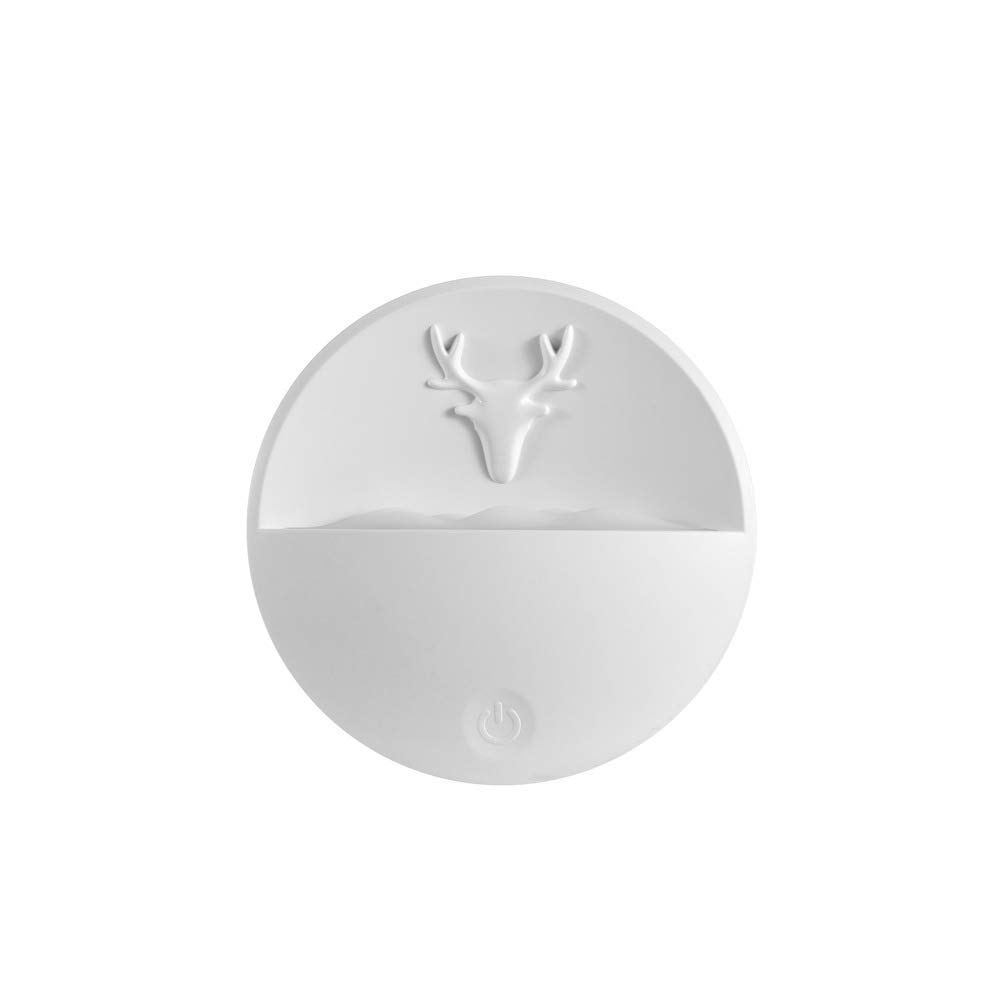 Aromatherapy Night Light - Touch Control LED Eye-Protective Night Lamp for Home, Bedroom & Dormitory - White | Perfect for Relaxation, Sleep Aid & Mood Lighting