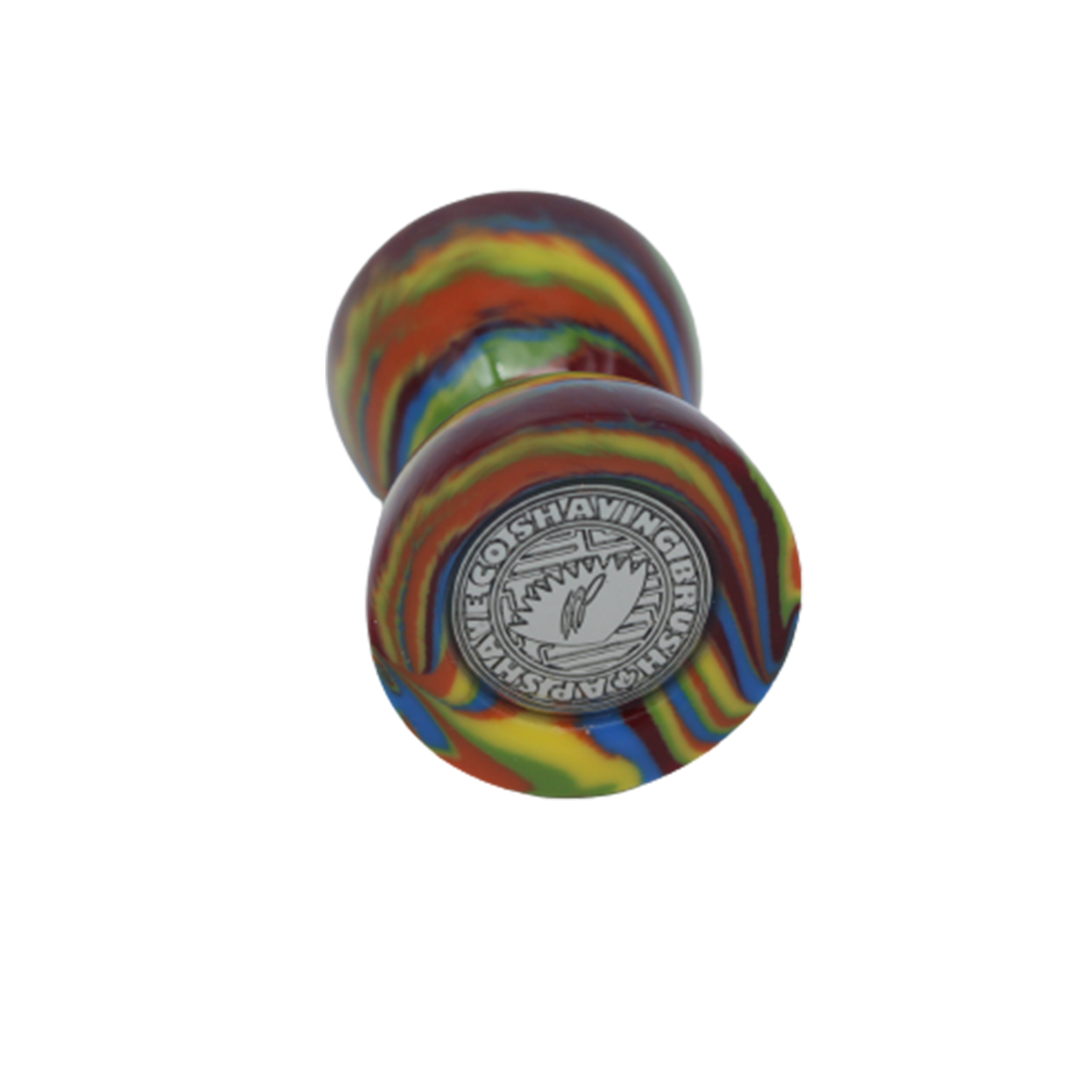 Premium Handcrafted Disco Shaving Brush Handle - Fits 24mm & 26mm Knots - Perfect for Wet Shaving & Grooming Gifts - Luxury Shave Accessory for Men's Beard Care Routine