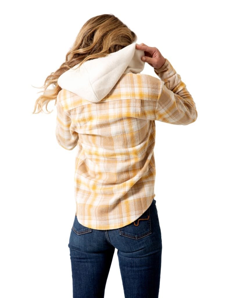 Kimes Ranch Women's Adjustable Delano Hoodie - Soft Fleece Pullover with Drawstring Hood for Casual Wear & Outdoor Activities