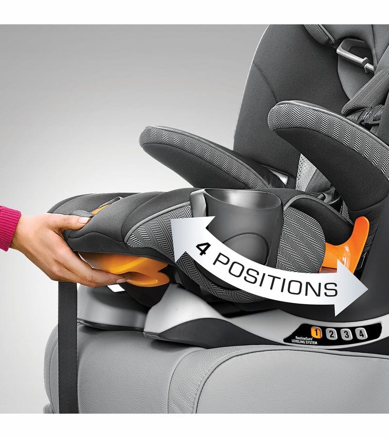 Chicco MyFit Harness + Booster Car Seat - Convertible, Adjustable & Safe for Toddlers to Big Kids (30-110 lbs) - Perfect for Family Travel & School Commutes