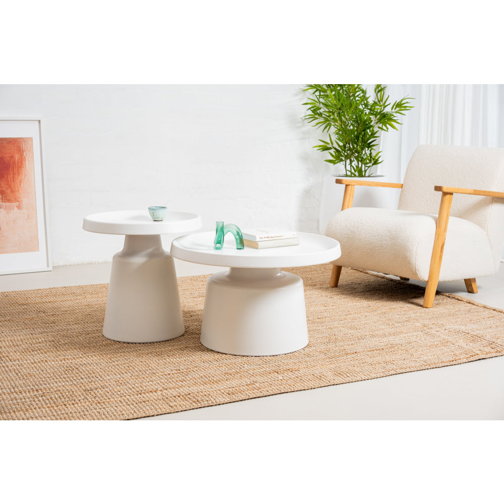 Alva Boucle Fabric Lounge Chair with Solid Wood Frame in Ivory - Perfect for Living Room, Bedroom, or Office Relaxation