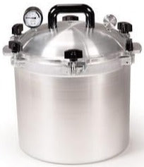 Premium All American Pressure Canner & Cooker - 21.5 Qt Stainless Steel Home Canning System for Vegetables, Meats & Jams | USDA Approved for Safe Food Preservation | Perfect for Homesteading, Prepping & Sustainable Living