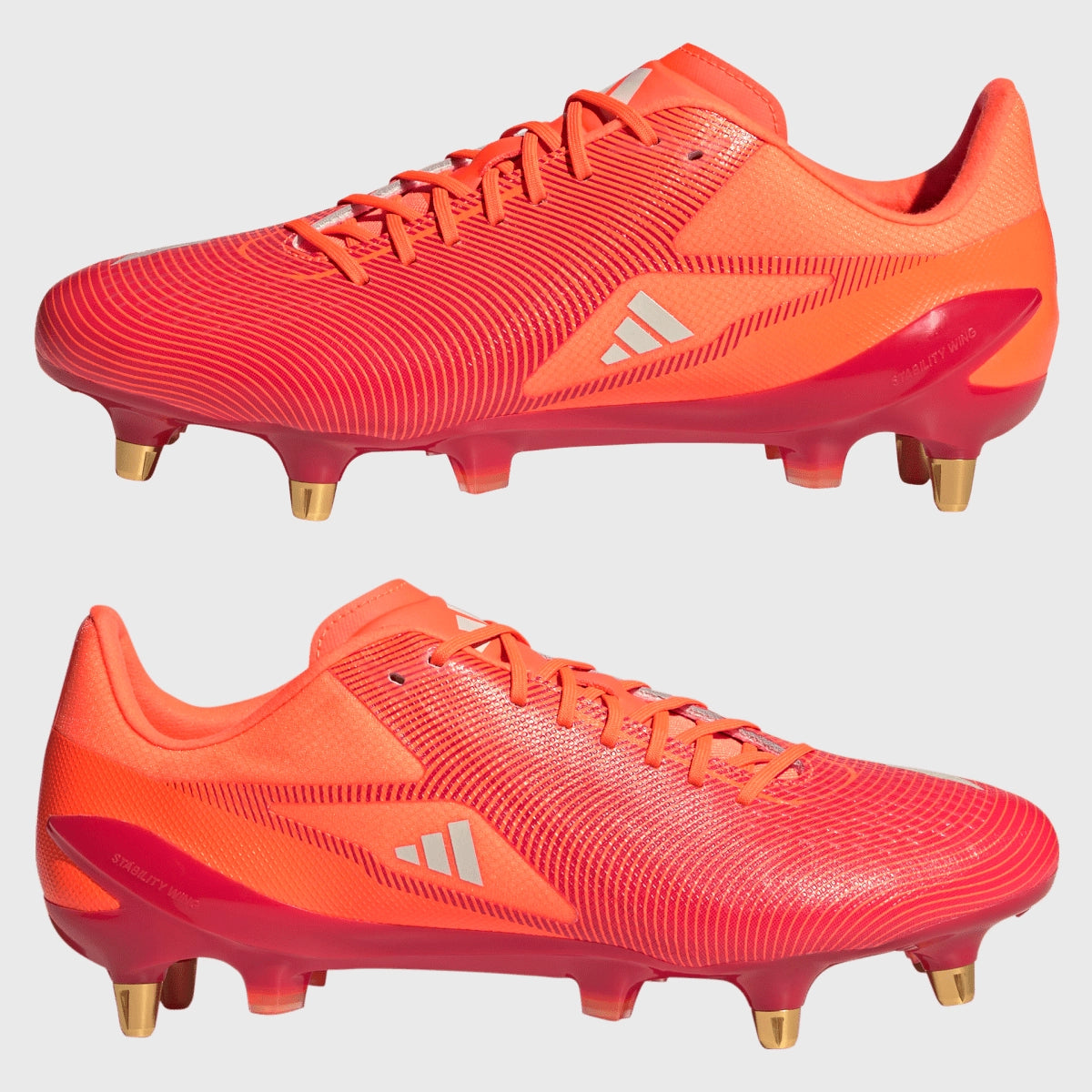 Adidas Adizero RS15 Pro SG Rugby Cleats - Lightweight & Durable for Rugby Players - Perfect for Wet & Soft Ground Conditions