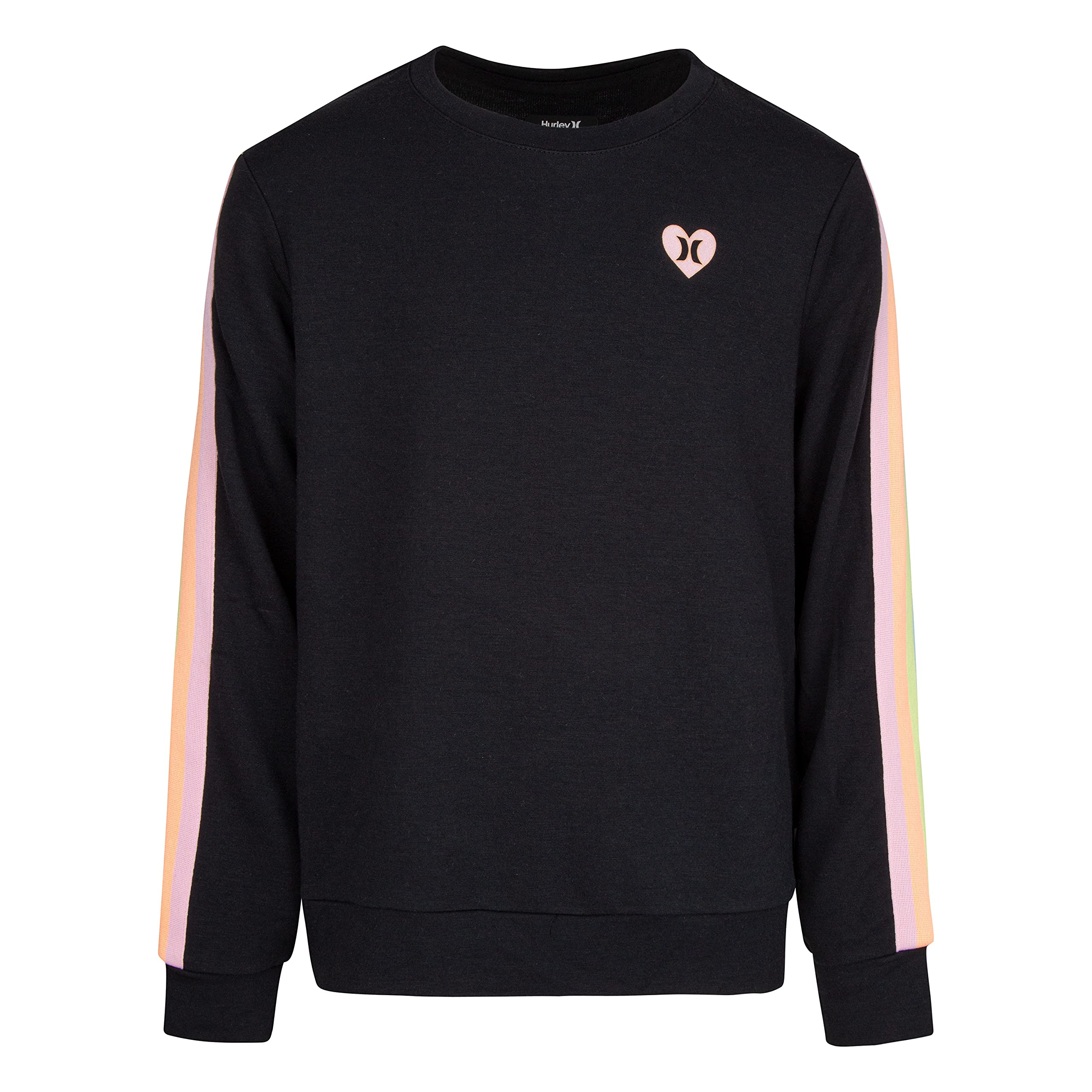 Hurley Girls' Crewneck Sweatshirt | Soft & Stylish Pullover for School, Sports & Casual Outings