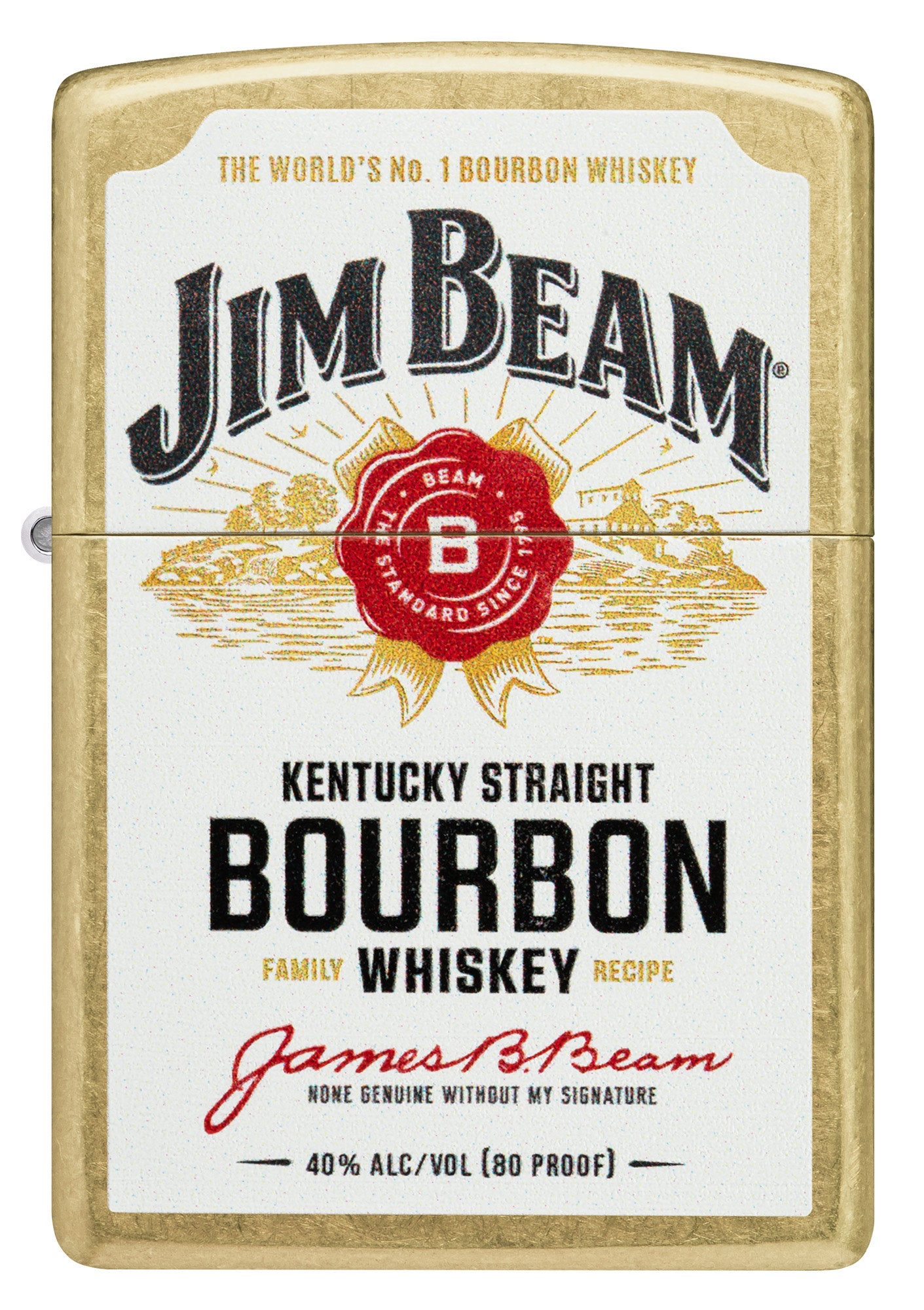 Jim Beam® Bourbon Whiskey - Premium Label Design for Collectors & Gifts | Perfect for Home Bars, Parties & Whiskey Enthusiasts