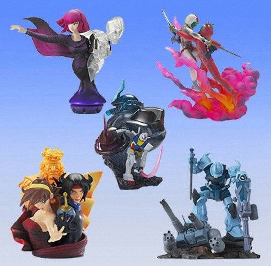 Bandai Gashapon Sunrise Imagination Figure Part 4 & 5 Trading Figure Set - Anime Collectibles for Display & Gift Giving