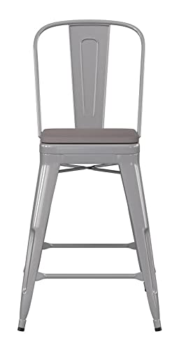 Gray Seat/Silver Frame